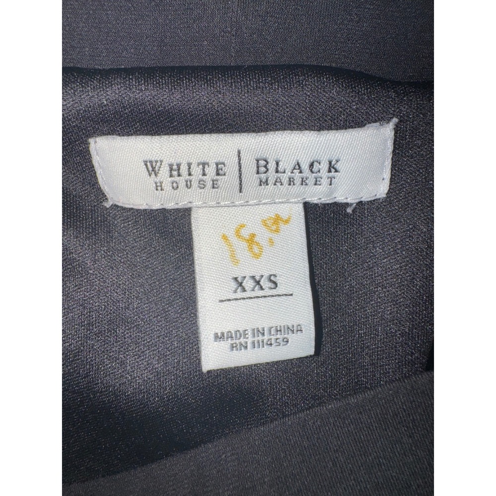 White House Black Market Black Strapless Jumpsuit XXS - Picture 7 of 8